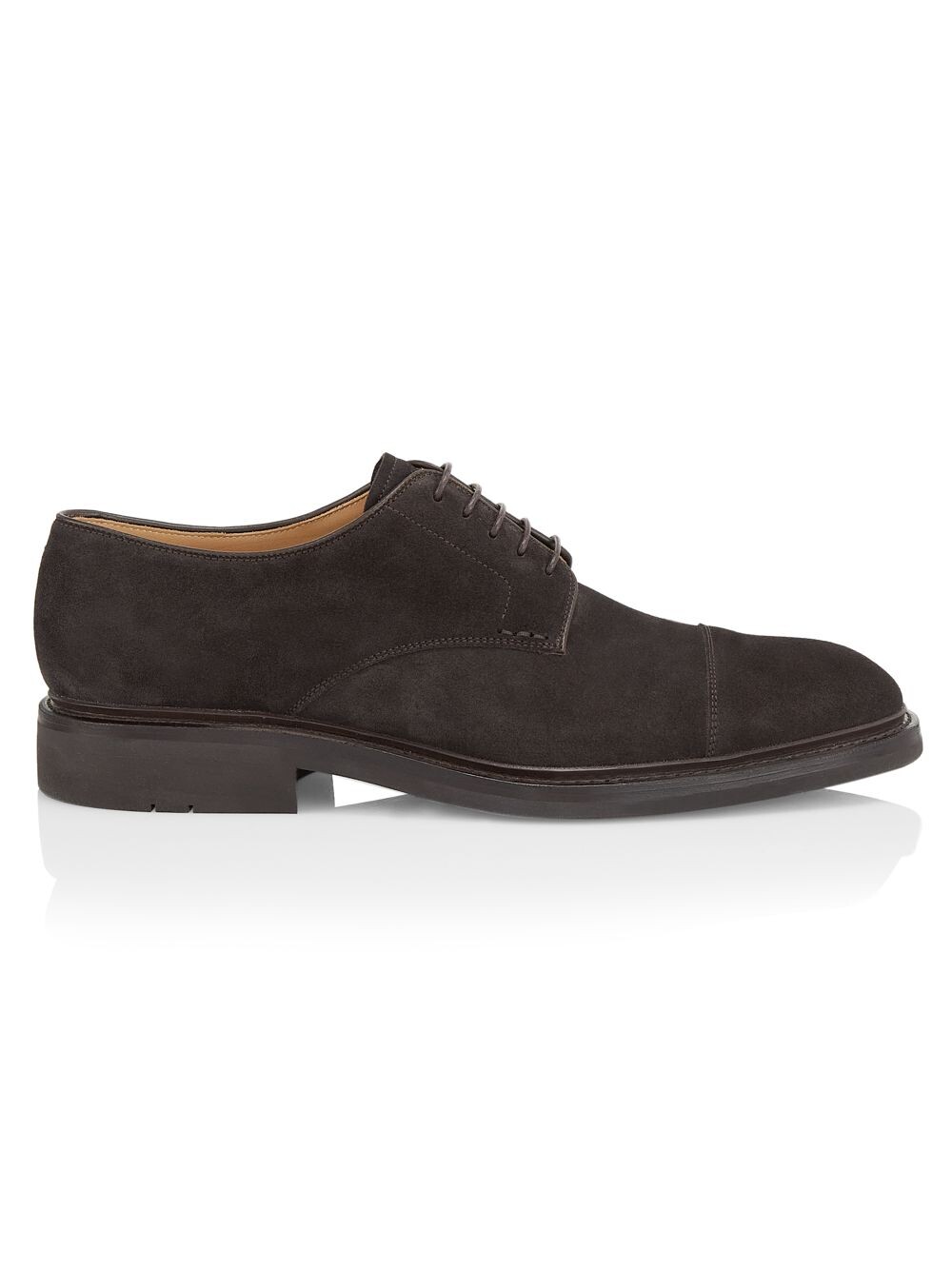 

Замшевые кроссовки Goodyear Welt Derby цвета венге Heschung