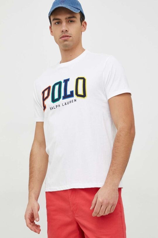 

Хлопковая футболка Polo Ralph Lauren, белый