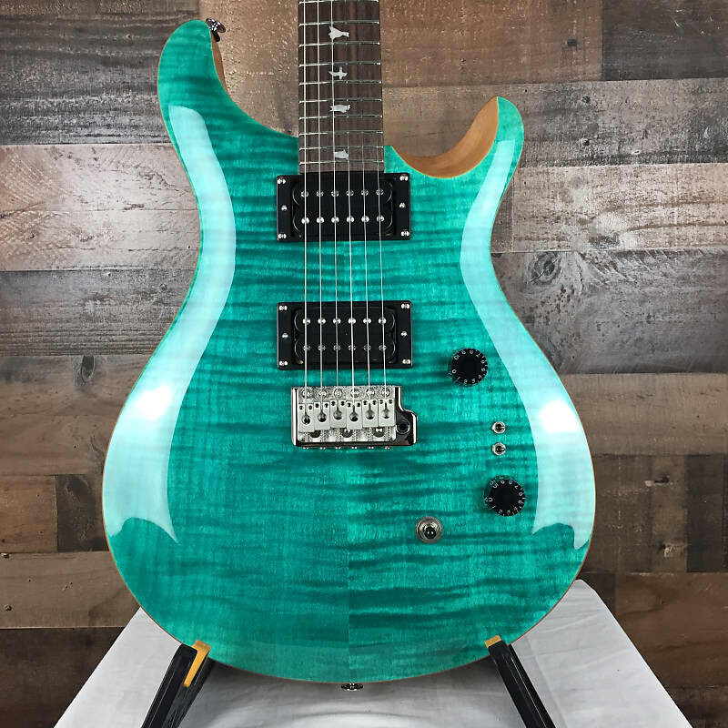 

Электрогитара PRS SE Custom 24-08 Turquoise with Gig Bag, Free Ship, 458