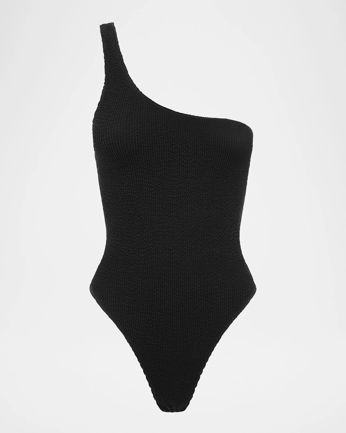 

Сплошной купальник асимметричного кроя Oscar Bond-Eye Swim, цвет Black Eco