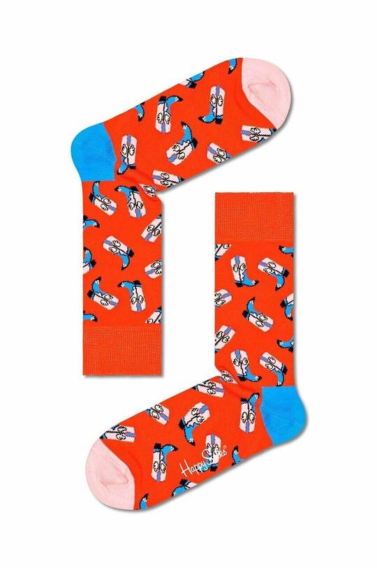 

Носки в ковбойских сапогах Happy Socks, оранжевый