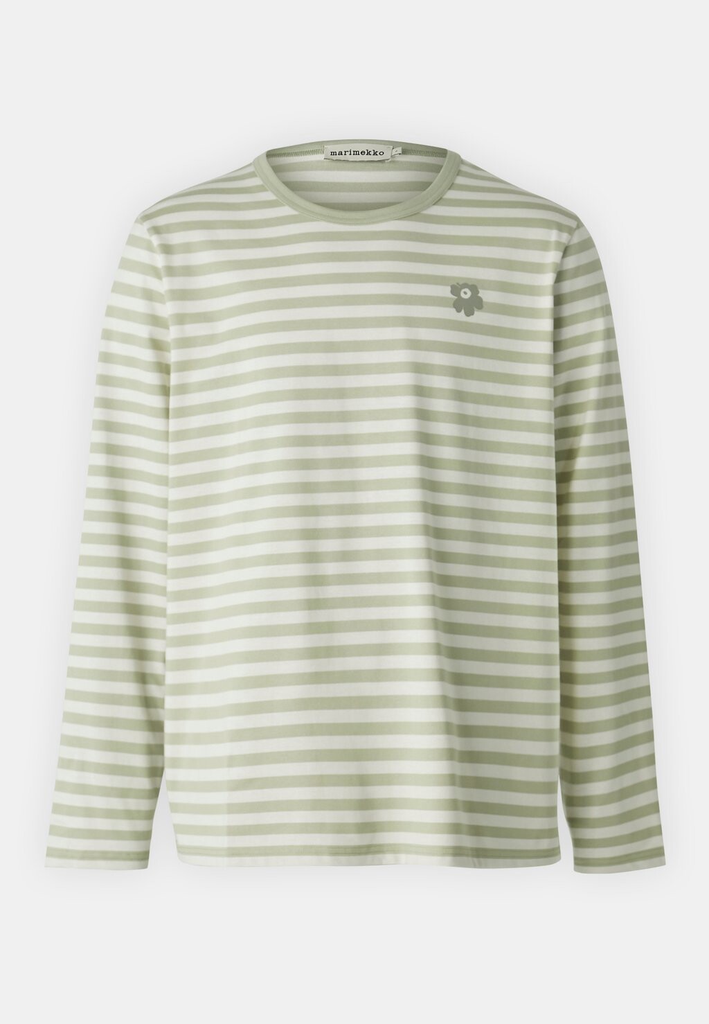 

Топ с длинными рукавами TASARAITA UNISEX Marimekko, цвет Greyish Green/Offwhite
