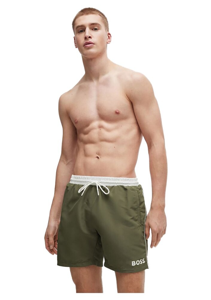 

Шорты для плавания BOSS Starfish 10259586 Swimming Shorts, зеленый