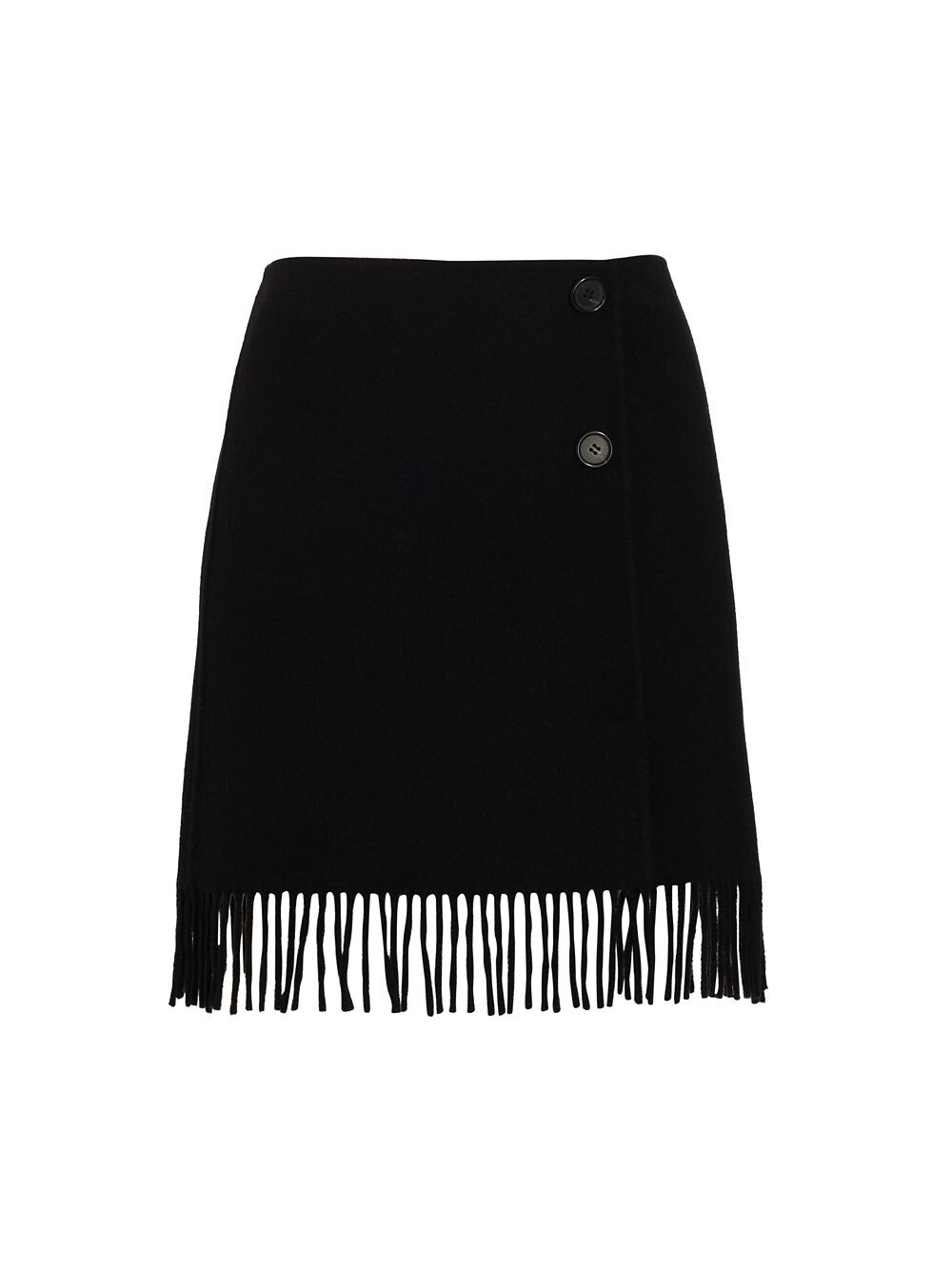 

Мини-юбка Chris Fringe Max Mara, черный