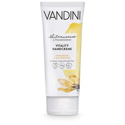 

Крем для рук Vitality для женщин с цветками ванили и маслом макадамии 75мл, Vandini