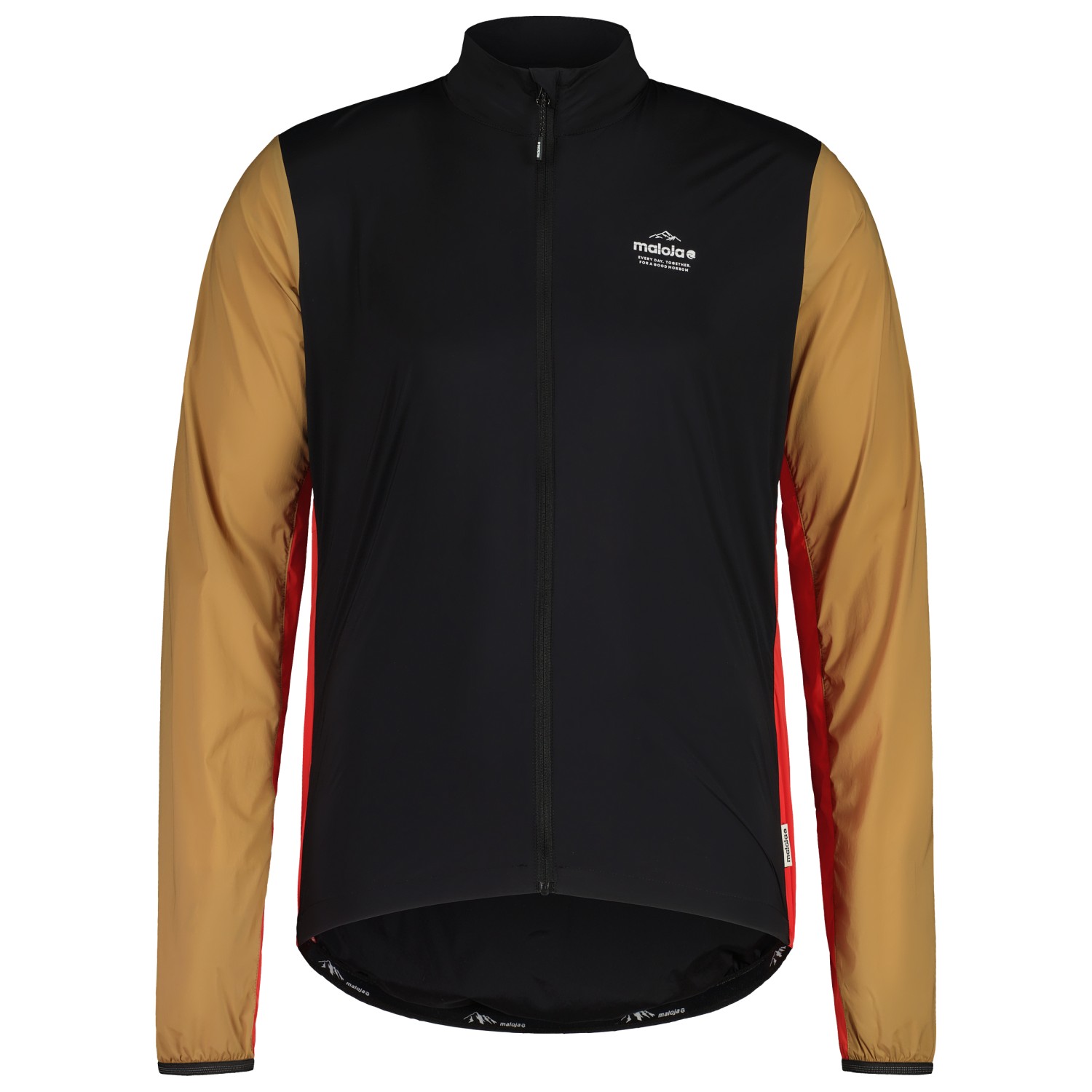 Велосипедная куртка Maloja MaxM, цвет Deep Black Multi