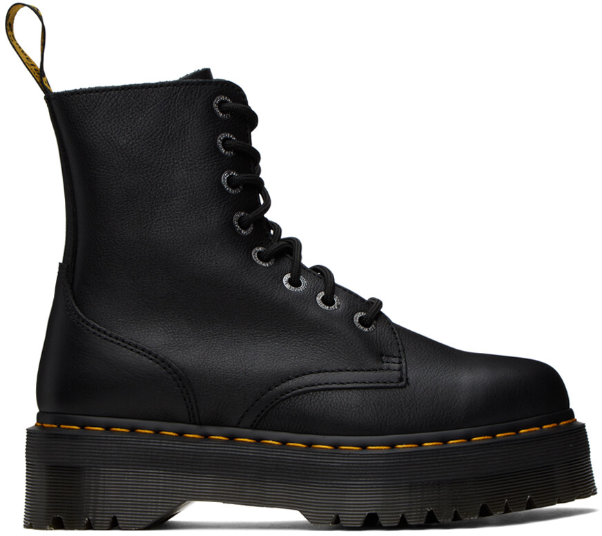 

Черные ботинки на платформе Jadon III Dr. Martens, Черный