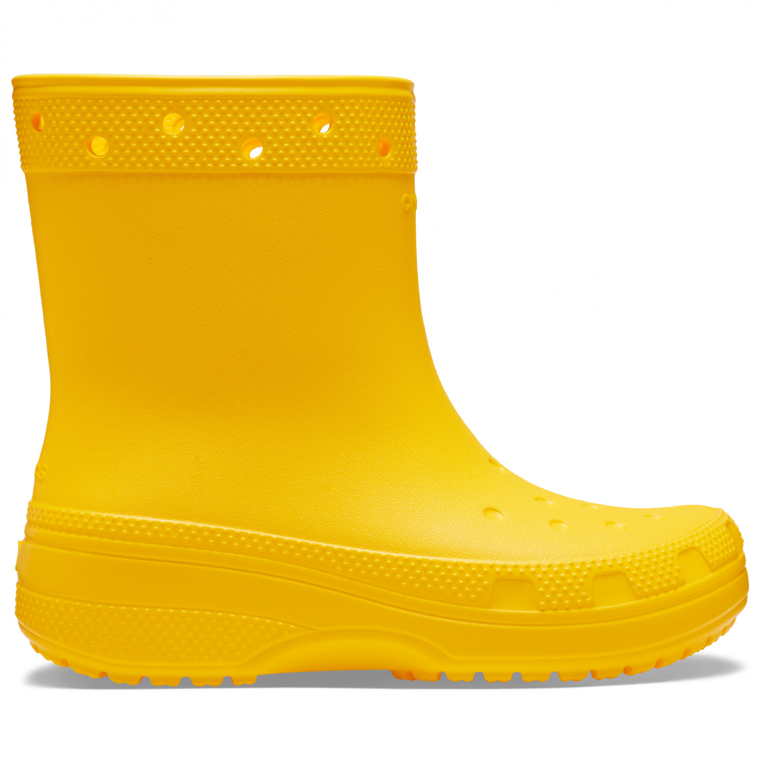 цена Резиновые сапоги Crocs Classic Rain Boot, цвет Sunflower