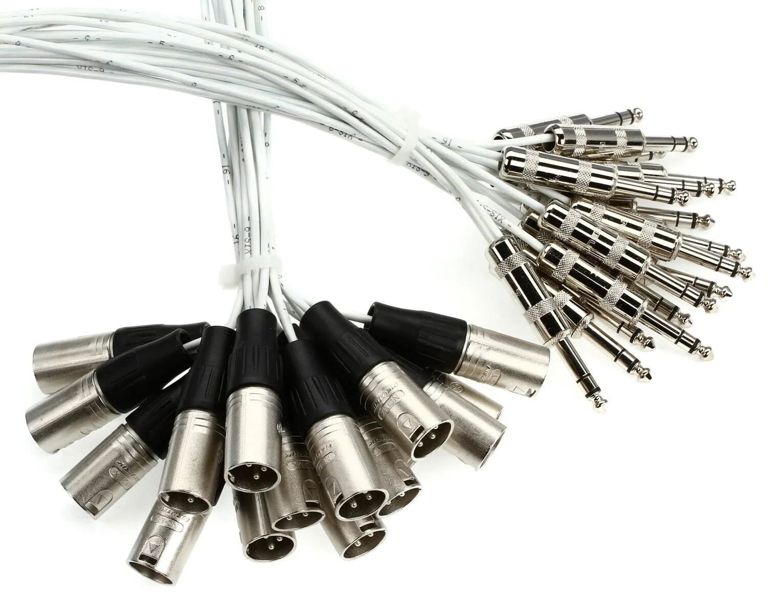 

Pro Co MT16BQXM-10 16-канальный разъем TRS от 1/4 дюйма до разъема XLR «змея» — 10 футов