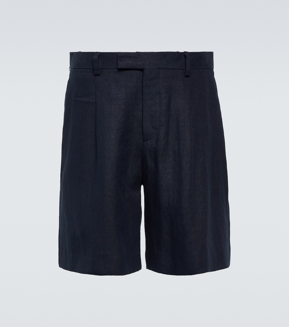 

Льняные шорты-бермуды Lardini, синий
