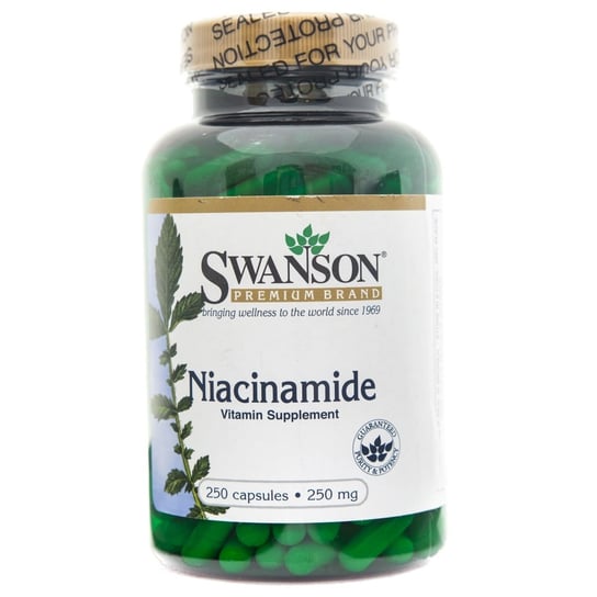swanson габа 250 мг 60 капсул Swanson, Ниацинамид, 250 мг, 250 капсул