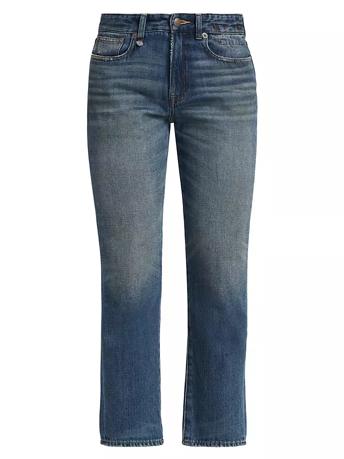

Укороченные джинсы Romeo с низкой посадкой R13, цвет dane indigo