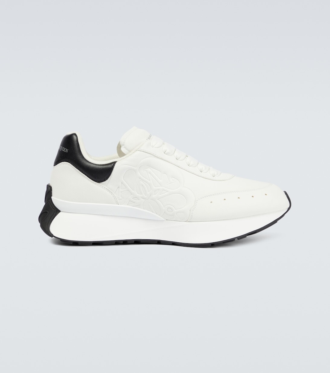 

Кожаные кроссовки Sprint Runner Alexander McQueen, белый