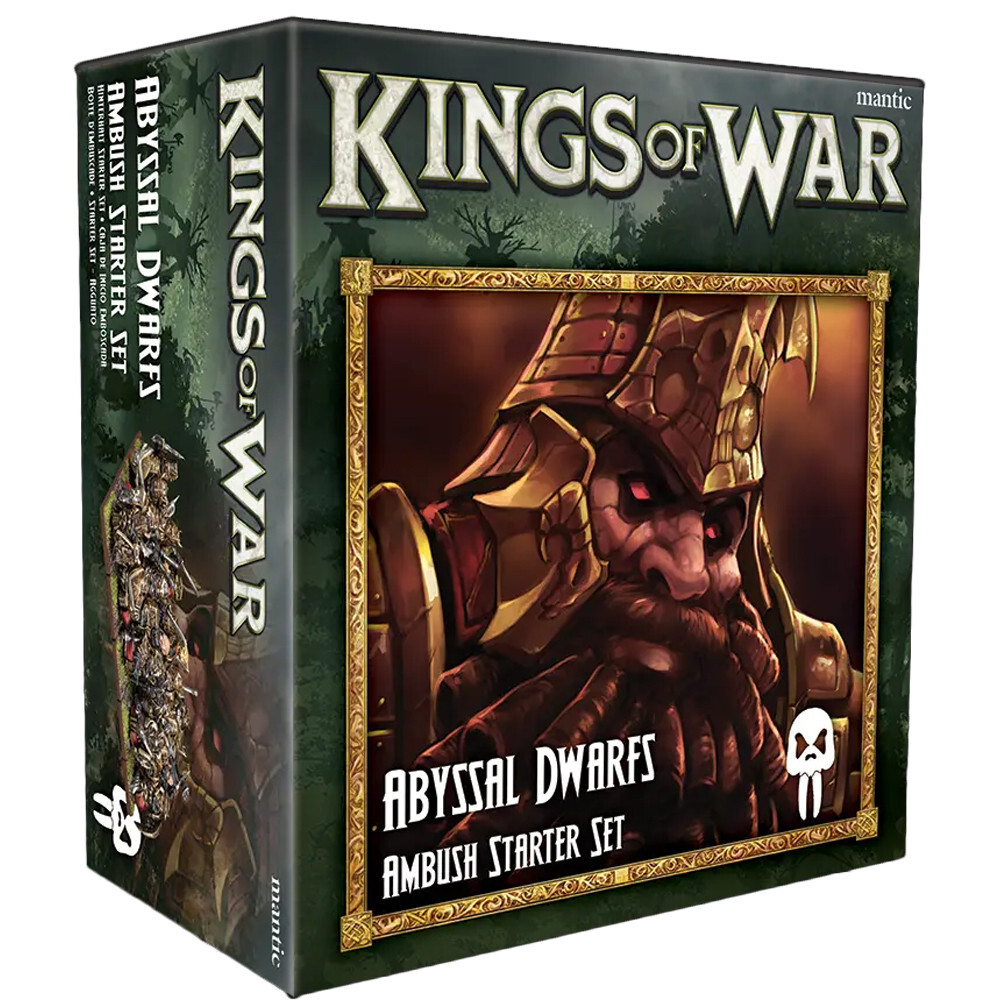 

Миниатюра Mantic Games Kings of War 3E: Abyssal Dwarf - Ambush Starter Set