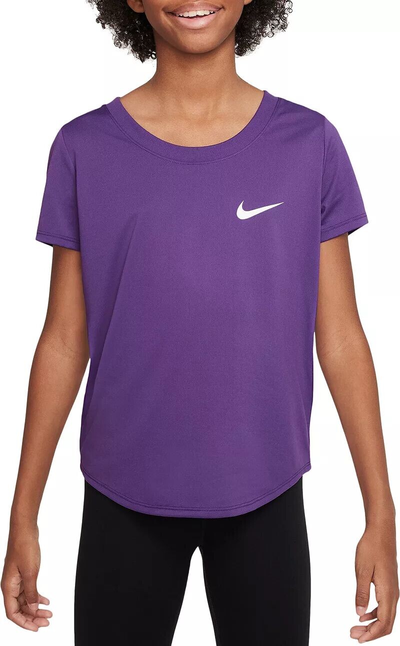 

Футболка Nike Girls' Legend Scoop Dri-FIT, фиолетовый