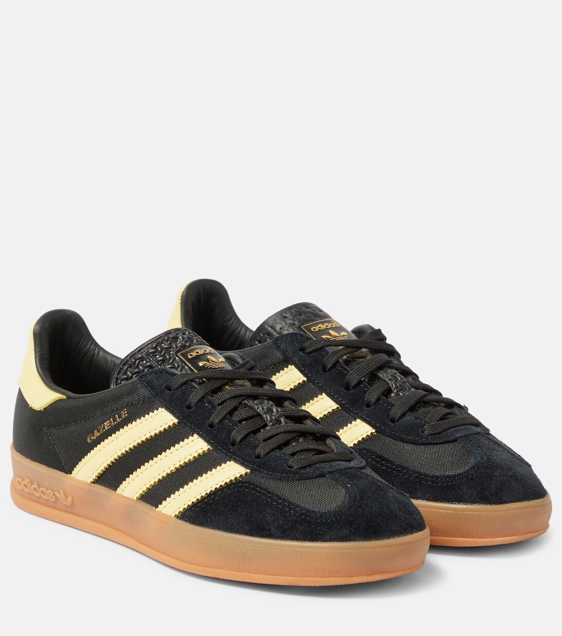 

Кроссовки gazelle с кожаной отделкой Adidas, черный