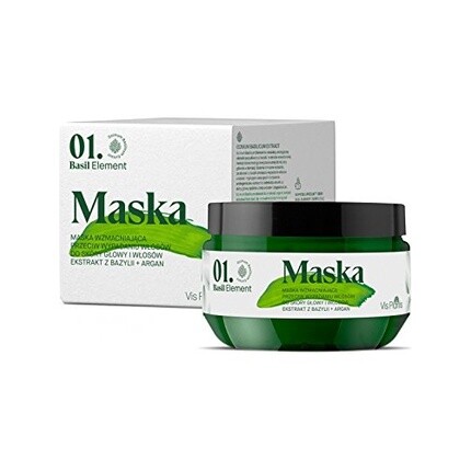 

Маска для волос Basil Element от выпадения волос с Ocimum Basilicum 200мл, Elfa Pharm