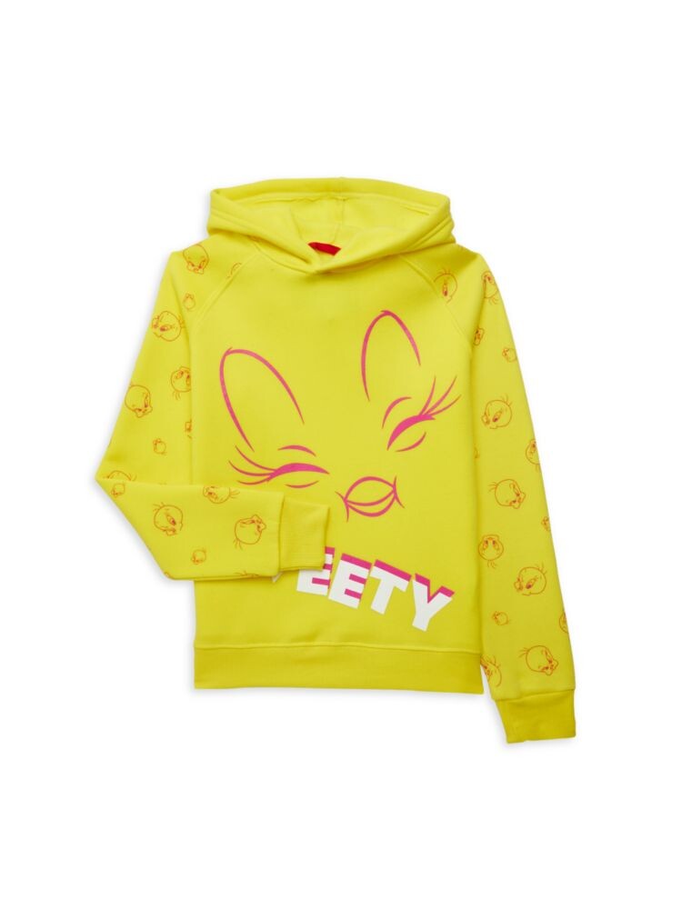 

Флисовая толстовка Tweety для девочек Members Only, желтый