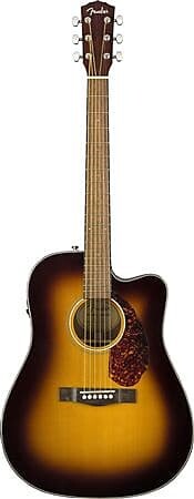 

Акустическая гитара Fender CD140SCE Dreadnought Acoustic Electric Walnut Neck Sunburst with Case