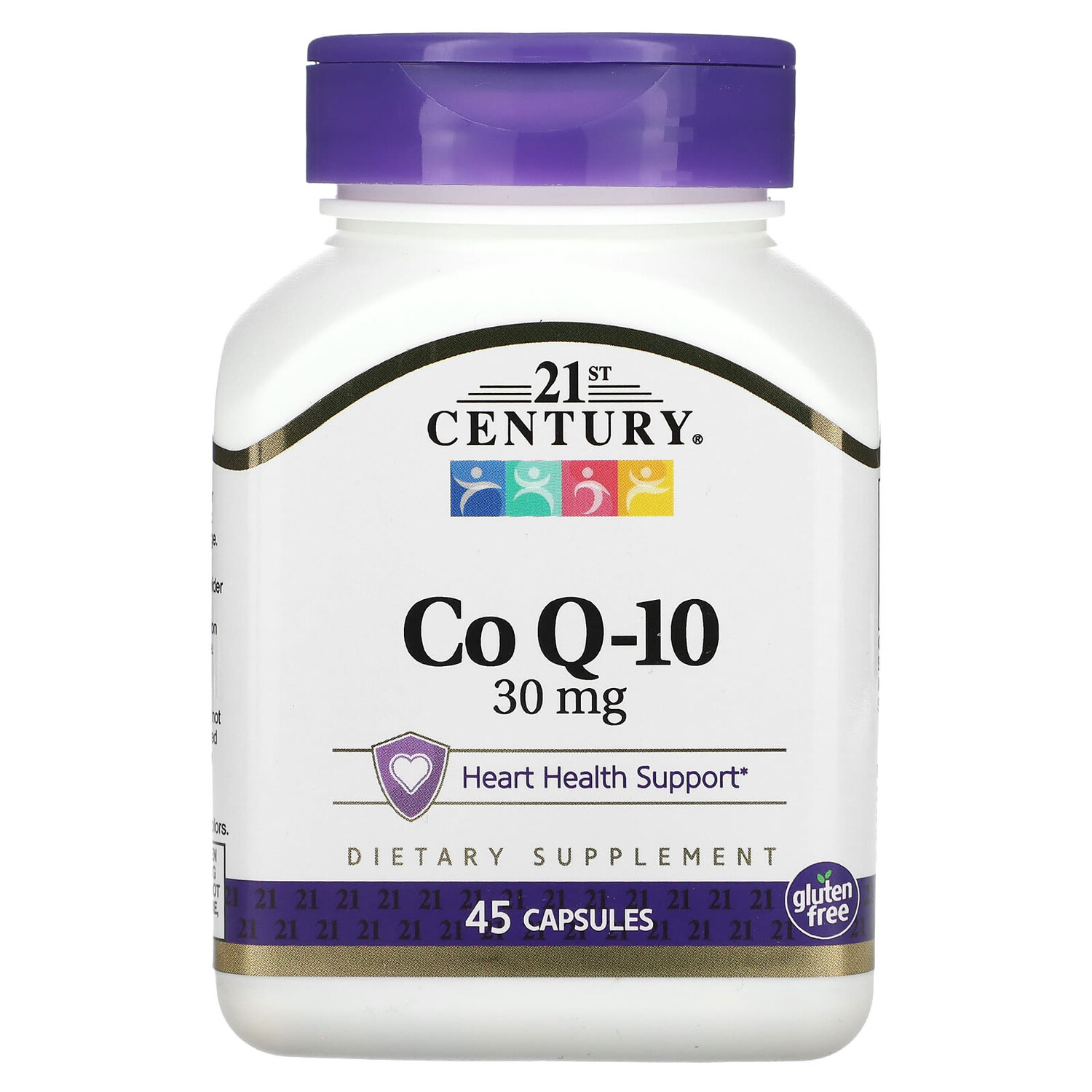 

Co Q-10, 30 мг, 45 капсул, 21st Century