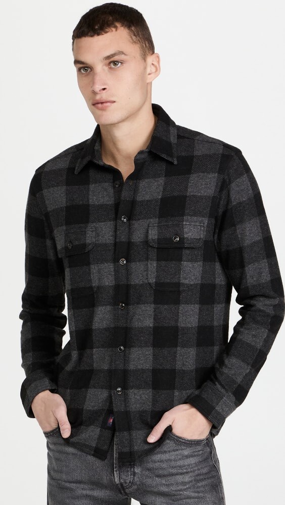 

Рубашка Faherty Legend Sweater, угольный