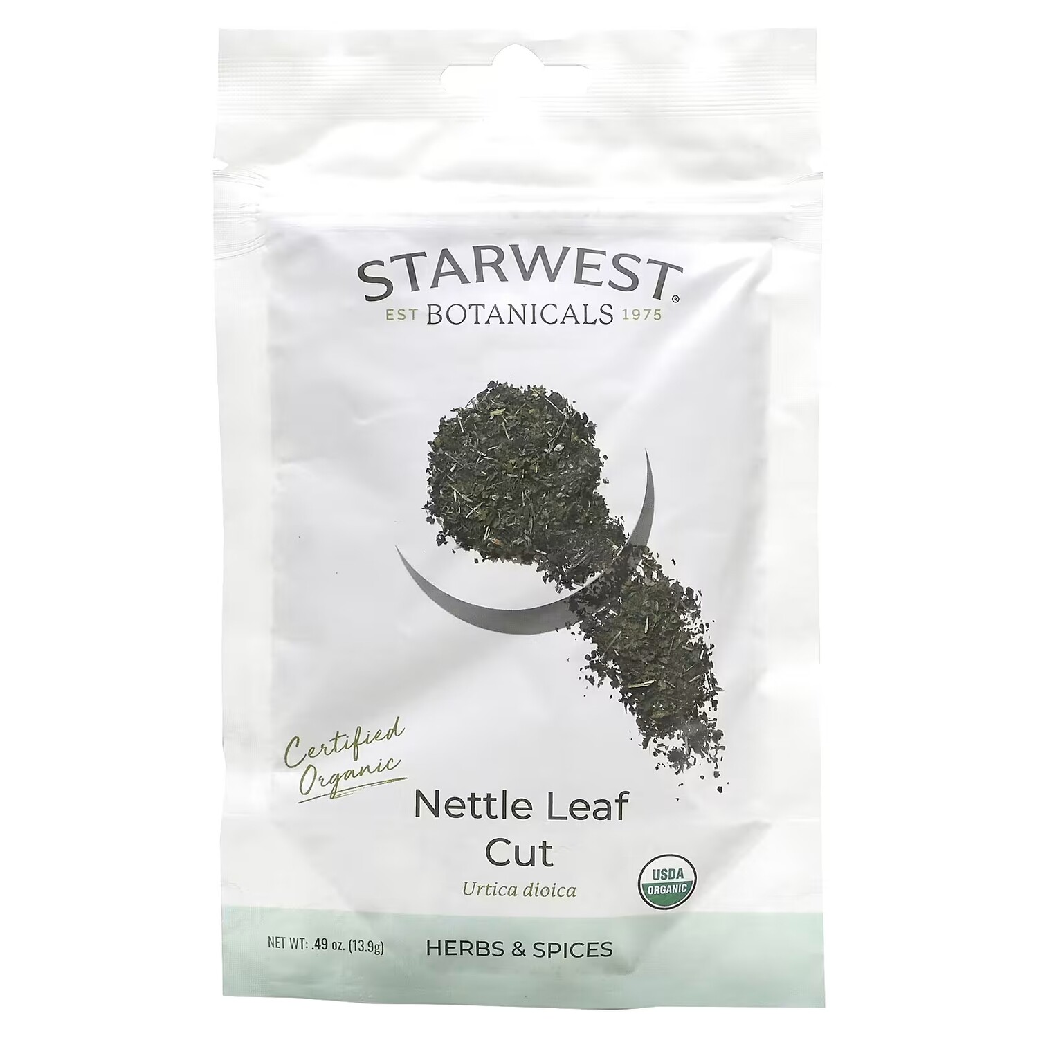 

Нарезанные листья крапивы 0,49 унции (13,9 г) Starwest Botanicals