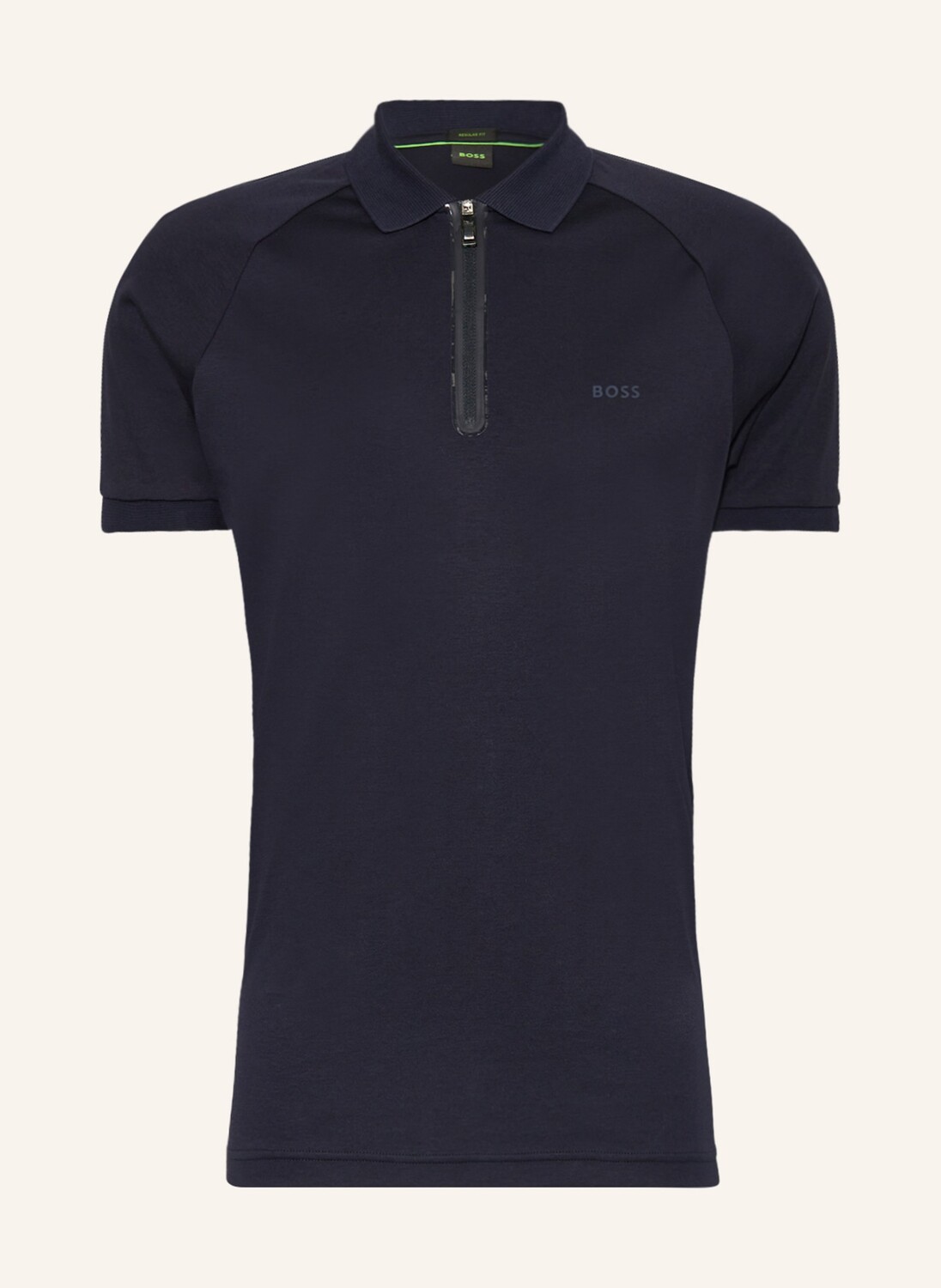 

Рубашка поло BOSS Jersey PHILIX Regular Fit, темно-синий