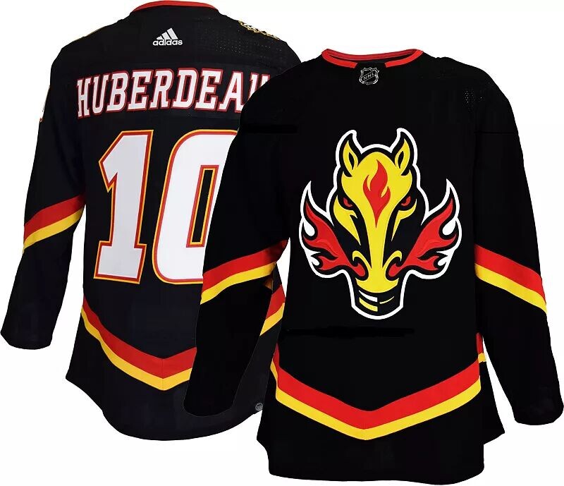 

Adidas Calgary Flames Third Authentic Jonathan Huberdeau # 10 Джерси