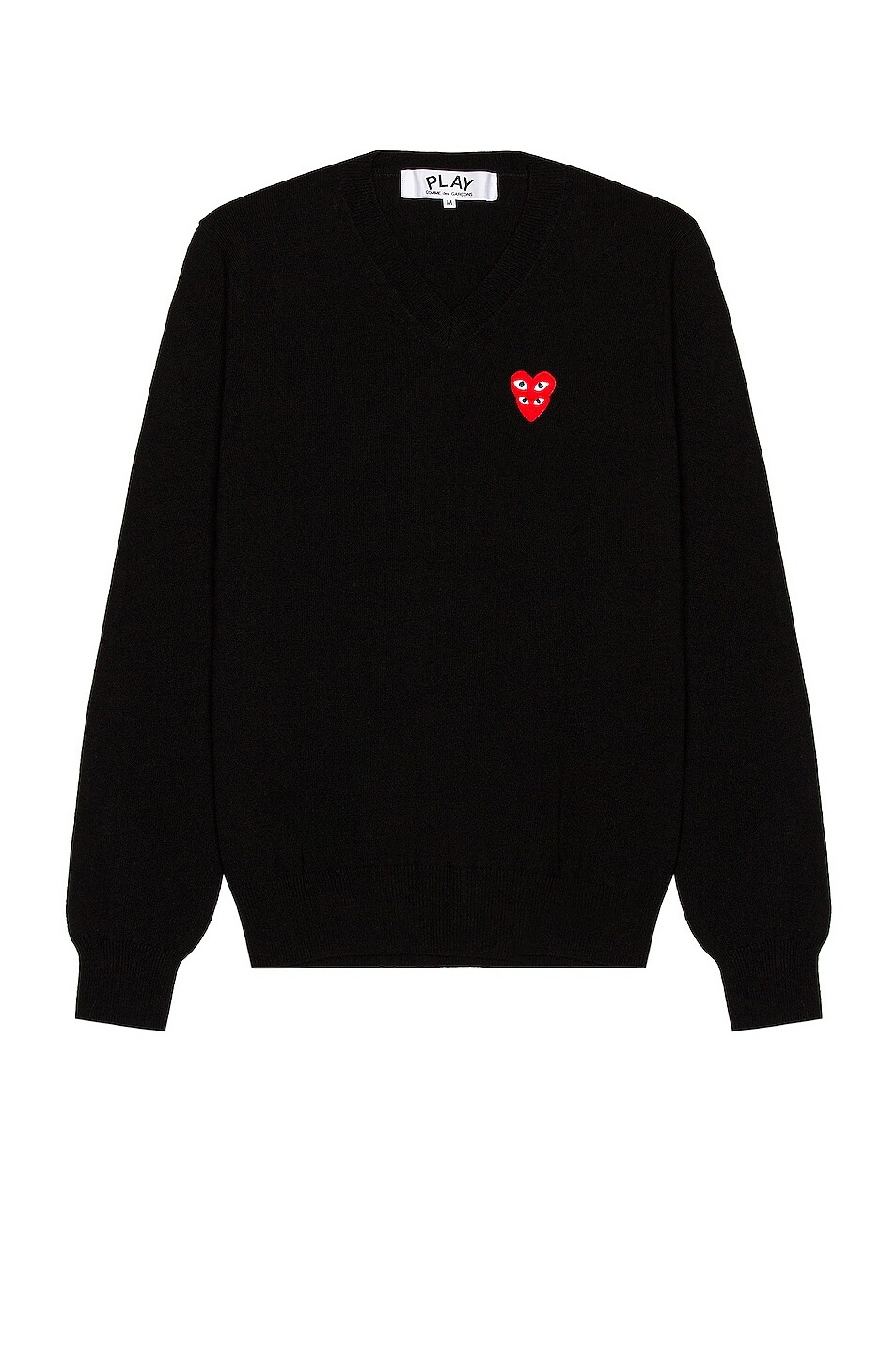 

Свитер Comme des Garçons V-Neck Pullover, черный
