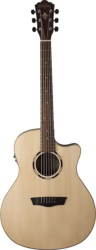 

Акустическая гитара Washburn 6 String Acoustic-Electric Guitar, Natural