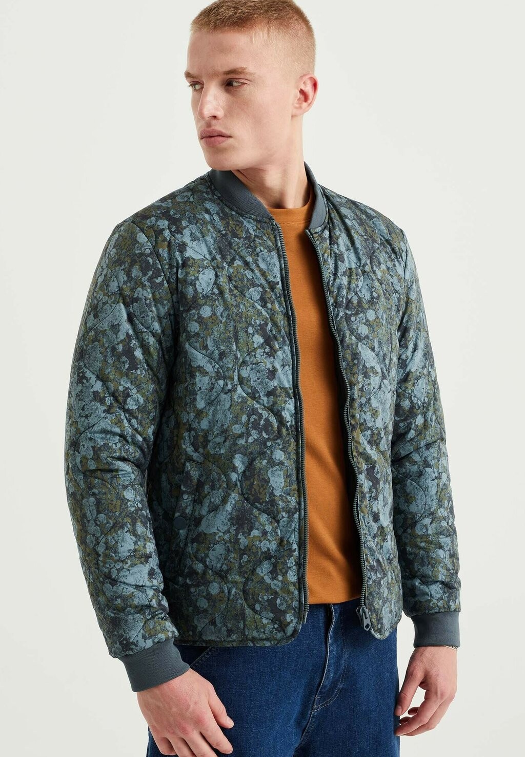 

Куртка-бомбер Blue Ridge WE Fashion, синий