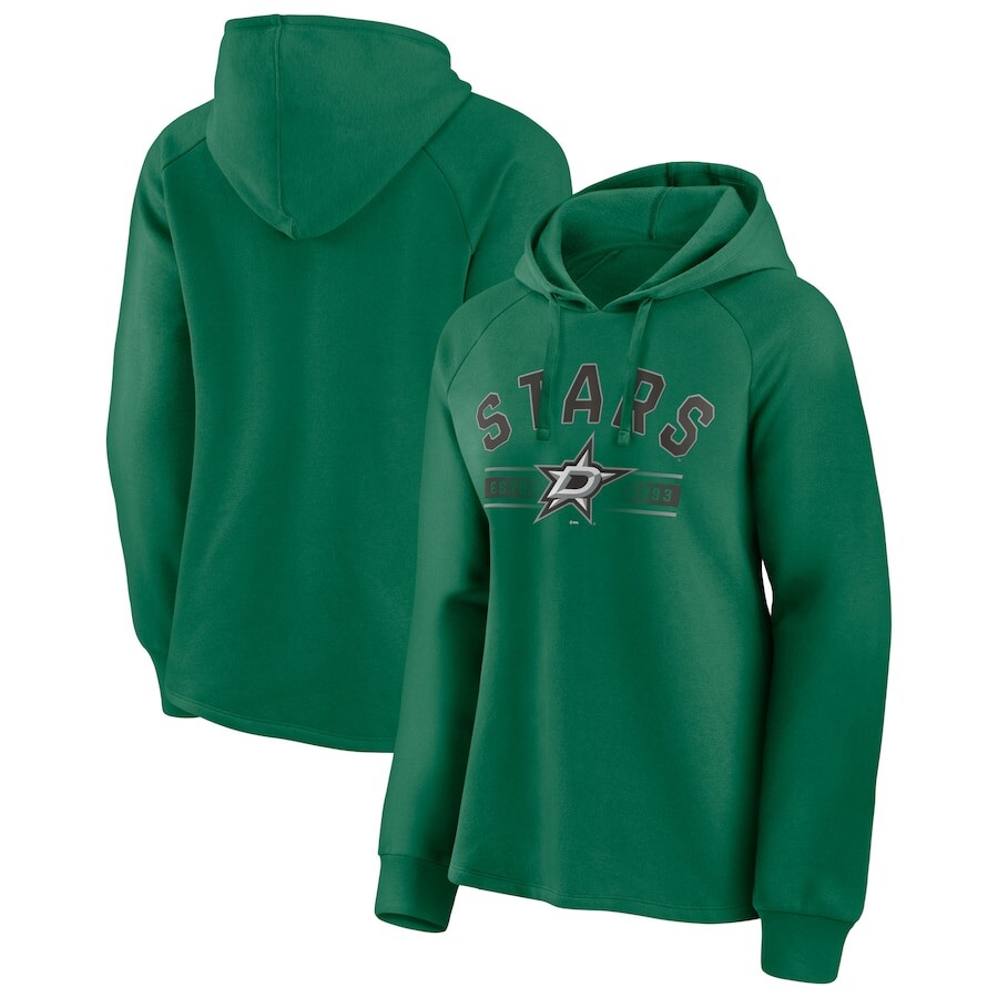 

Пуловер с капюшоном Fanatics Branded Dallas Stars, зеленый