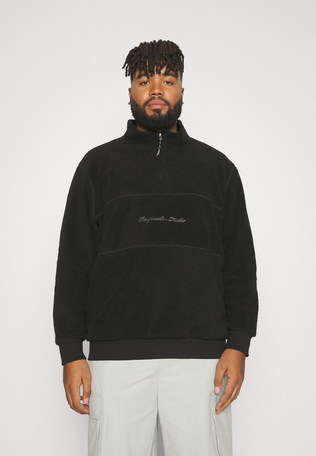 

Толстовка флисовая JORHAYS Jack & Jones, черный