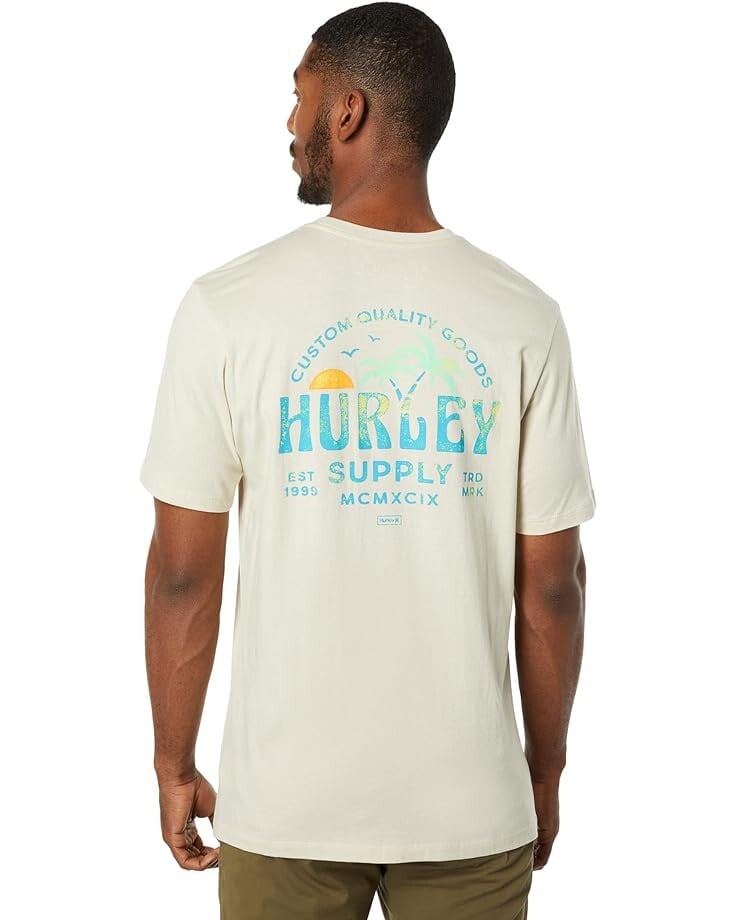 

Футболка Hurley Double Palms Short Sleeve Tee, цвет Bone