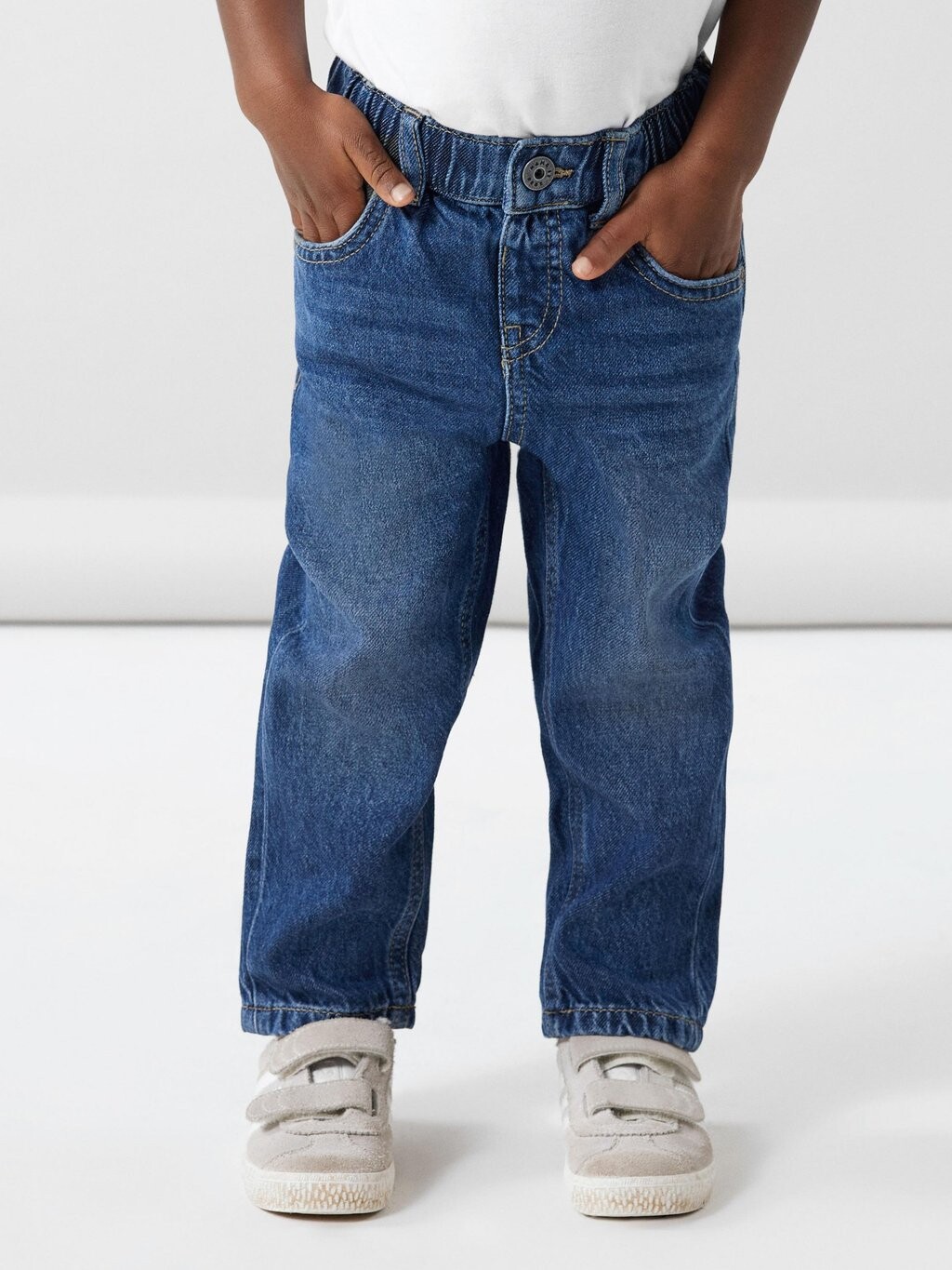

Джинсы свободного кроя NMNSYDNEY UNISEX Name it, цвет dark blue denim