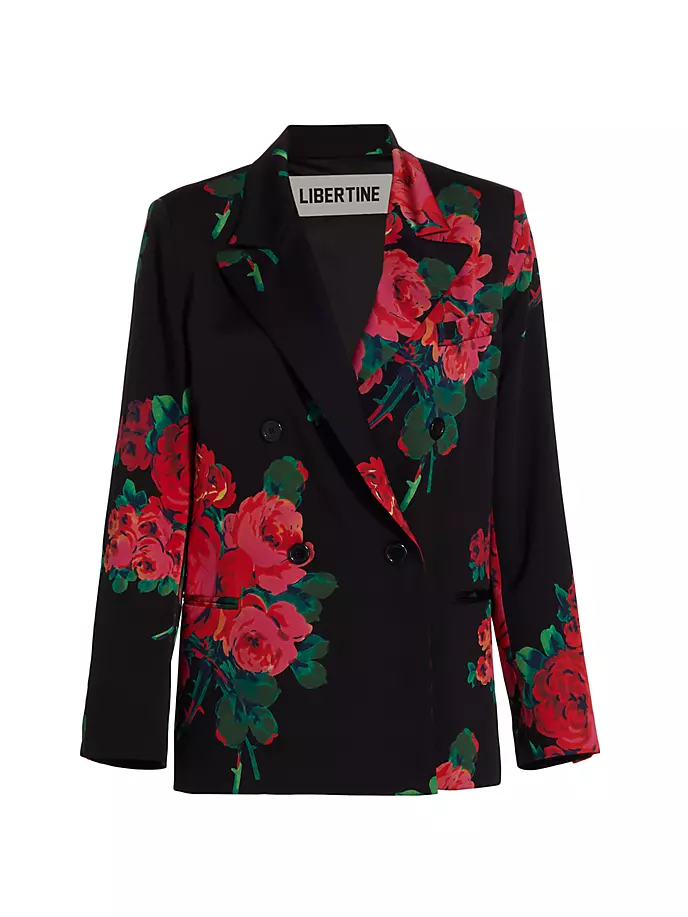 

Двубортный пиджак Seville Rose Libertine, черный