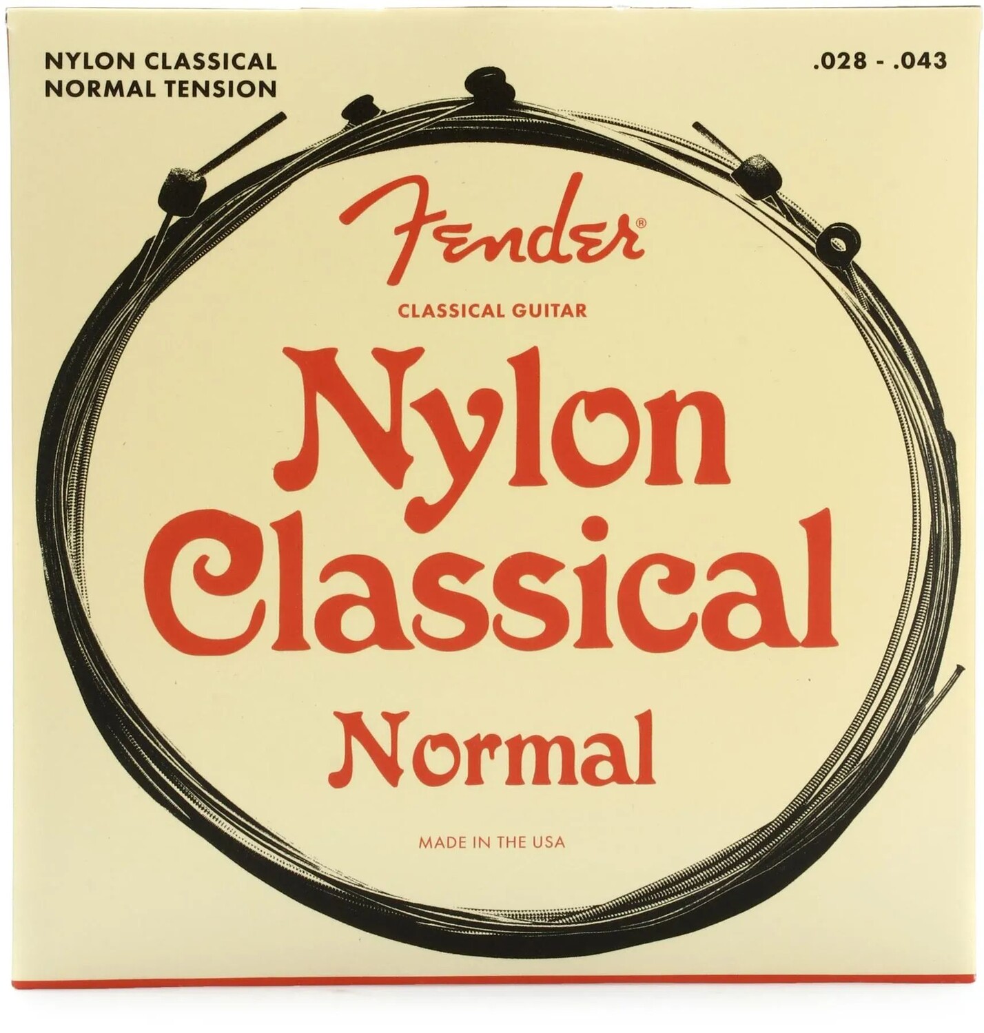 

Струны Fender 130 Classic/Nylon для гитары с шаровым наконечником, нормальное натяжение