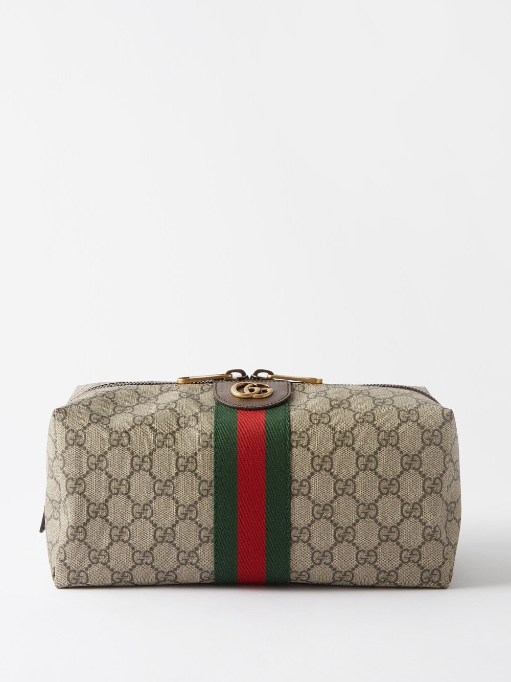 

Сумка savoy web-stripe gg-supreme Gucci, бежевый
