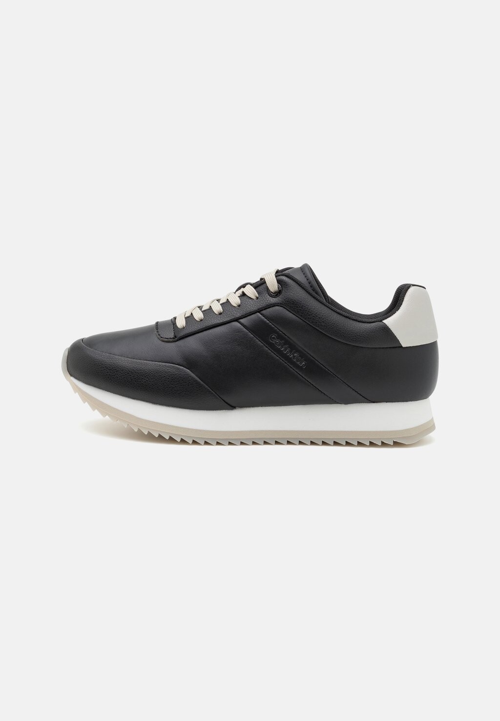 

Кроссовки Runner Lace Up Calvin Klein, черный/песочная галька