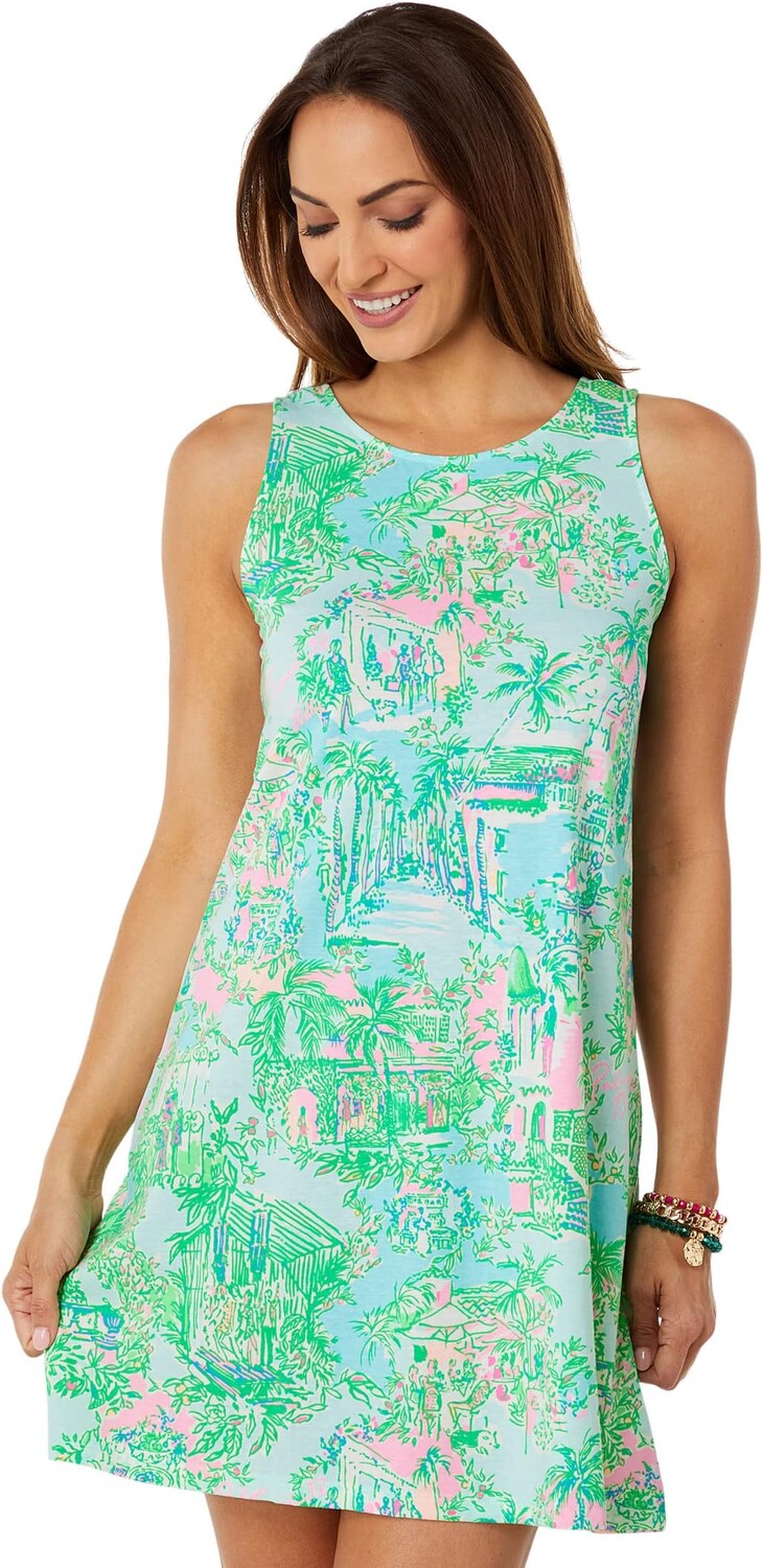 

Кристен Платье Lilly Pulitzer, цвет Multi Lilly Loves Palm Beach