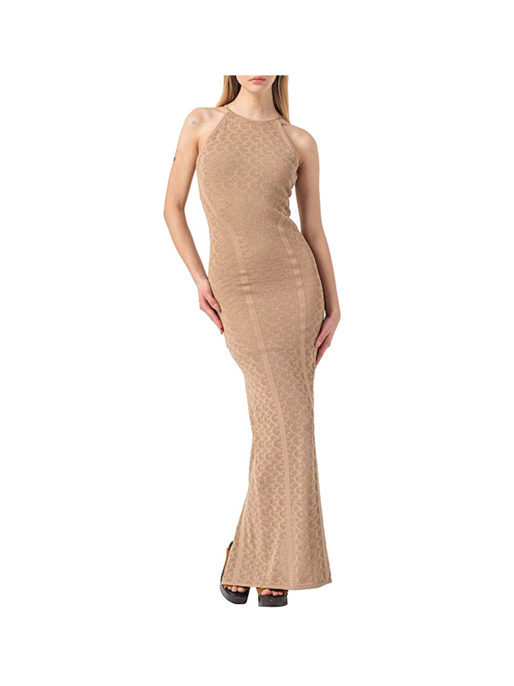 

Бежевое женское платье Guess
