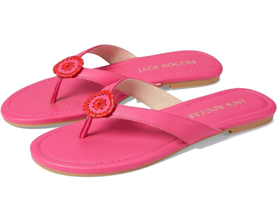 

Сандалии Jack Rogers Roxy Flip-Flop, цвет Magenta/Fire Red