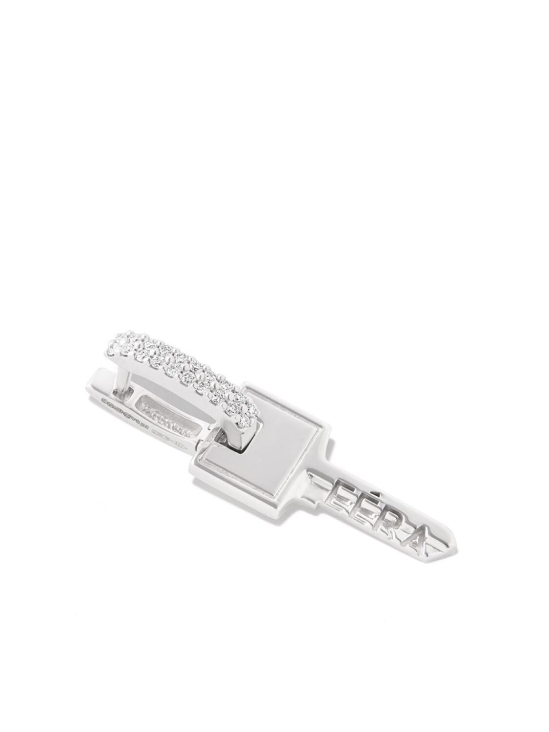 

Серьга Key Drop из белого золота с бриллиантом EÉRA, серебряный