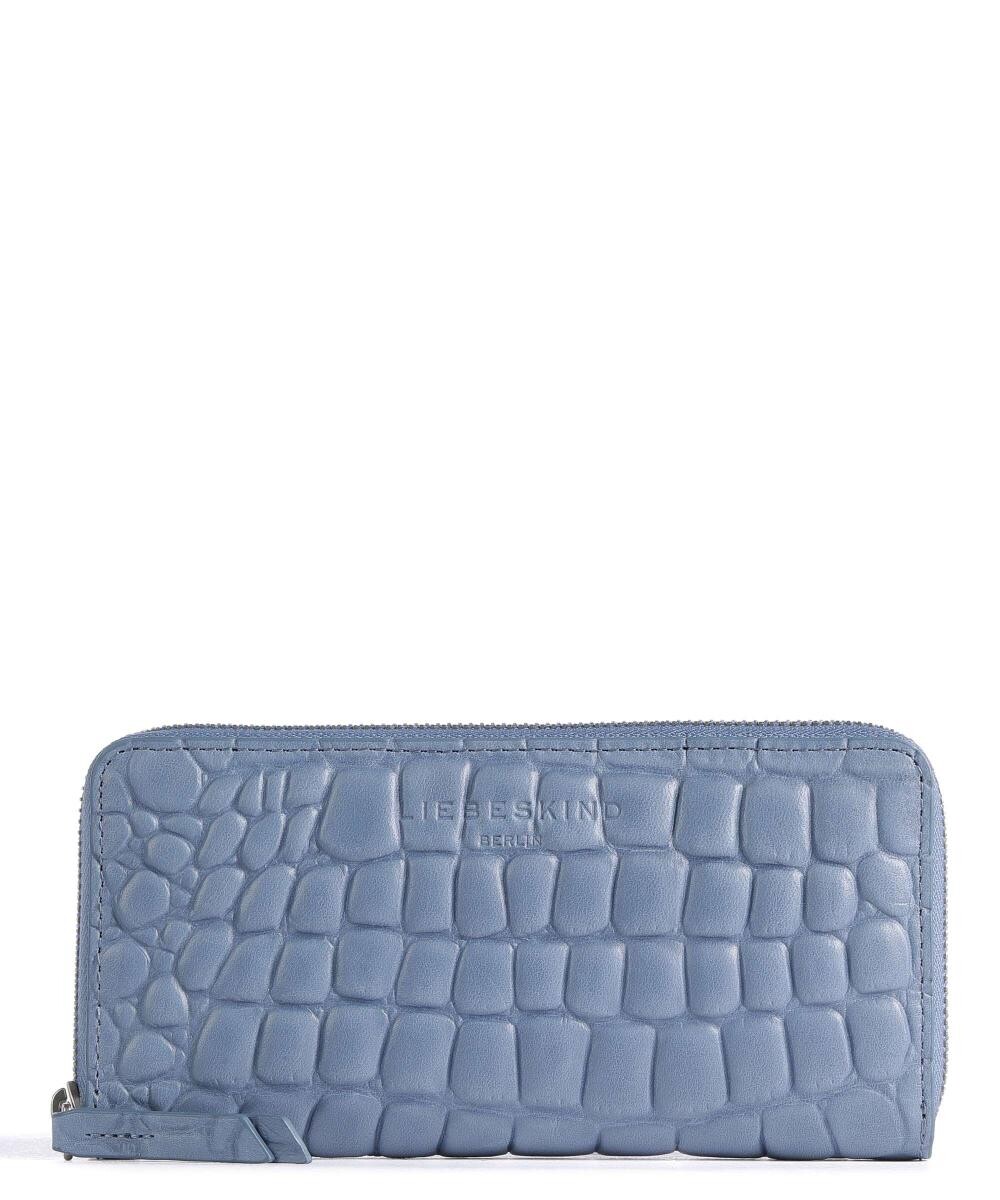 

Croco Waxy Кошелек Croco Gigi из тисненой кожи Liebeskind, синий