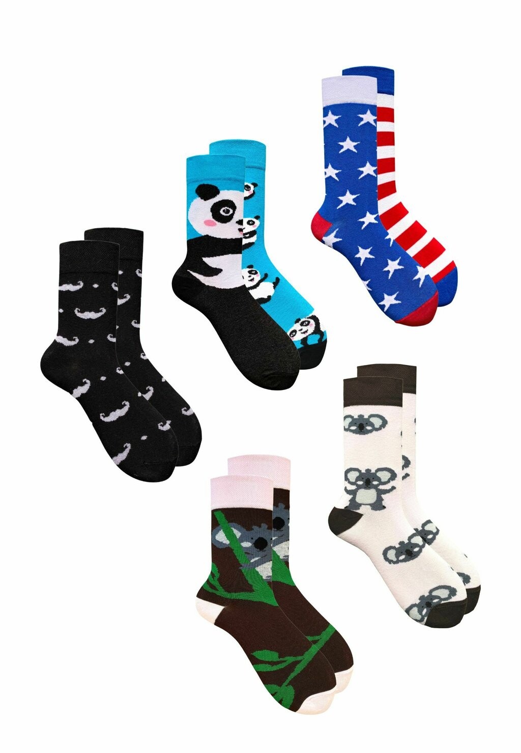 

Носки 5PACK Hese Sox, цвет multicolour
