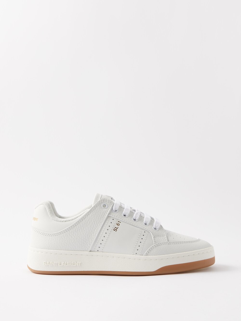 

Кожаные кроссовки sl61 Saint Laurent, белый