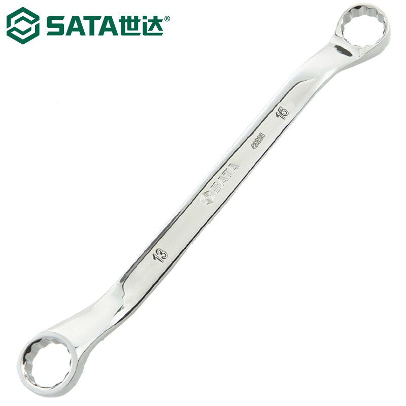 SATA 42210 Ключ Torx ключ двойной Torx двойного назначения, полностью полированный 23x26MM