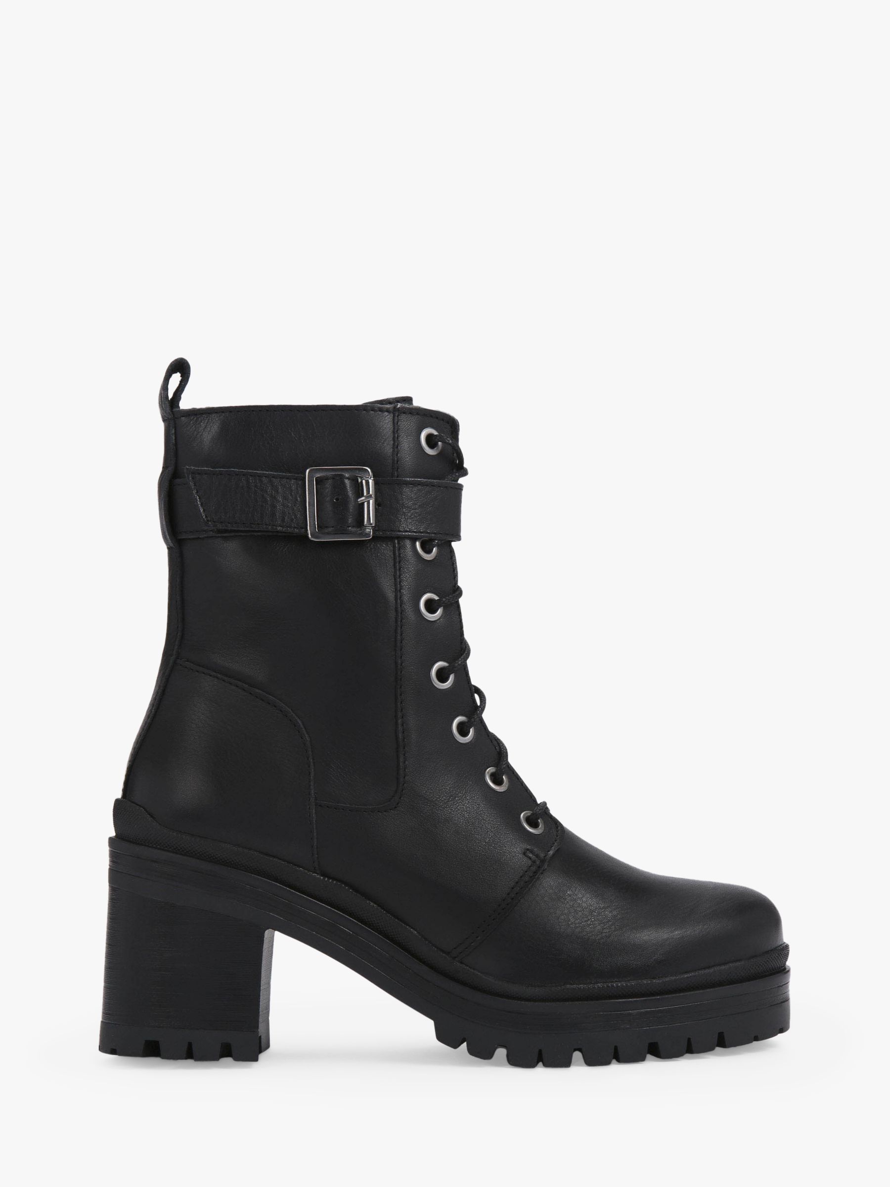 Кожаные байкерские ботинки Secure 2 Carvela, черный кожаные ботинки secure lace up 2 carvela черный