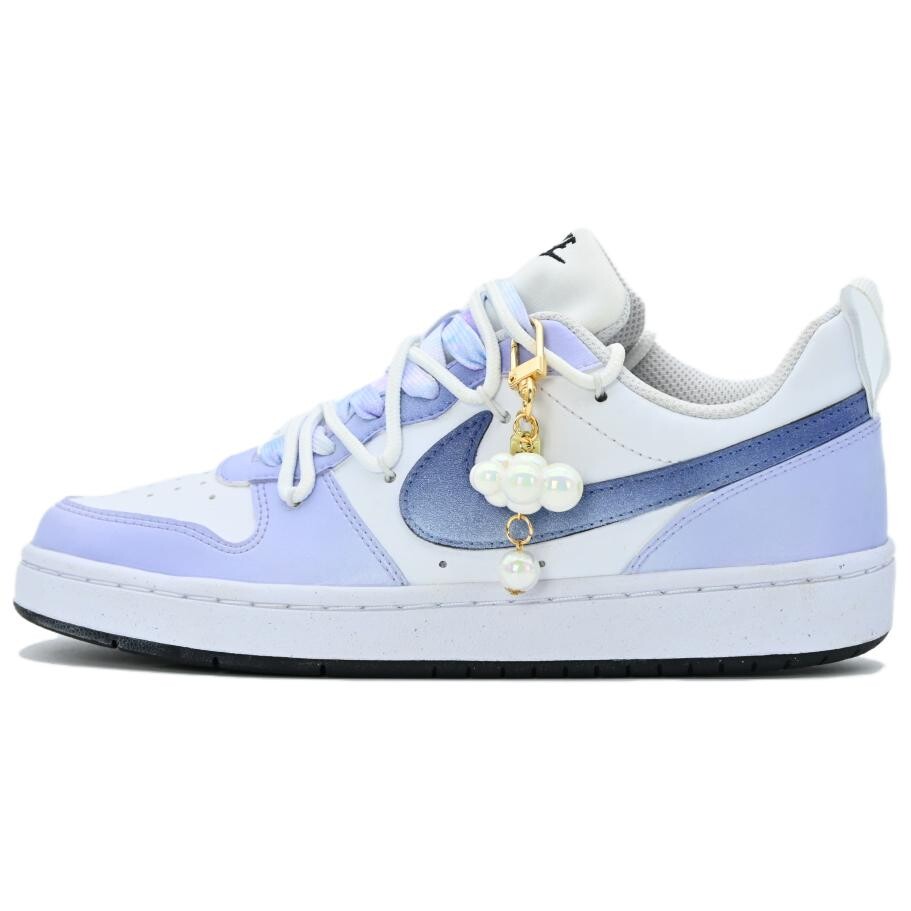 

Кроссовки Nike Court Borough Skateboarding Shoes Women's Low-top Blue, синий