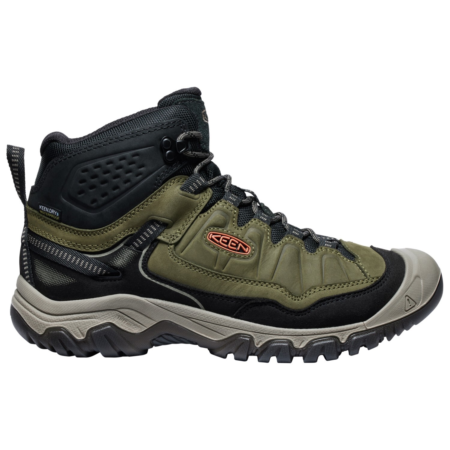 

Ботинки для прогулки Keen Targhee IV Mid WP, цвет Dark Olive/Gold Flame
